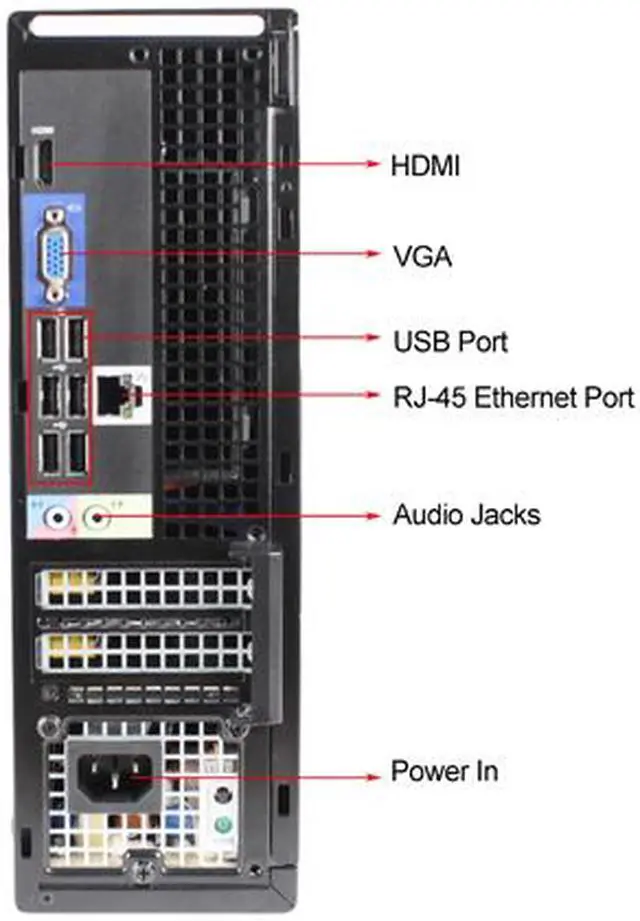 Alt view image 4 of 4 - DELL Desktop Computer 390 Intel Pentium G630 4GB DDR3 250GB HDD Windows 7 Professional 64-bit