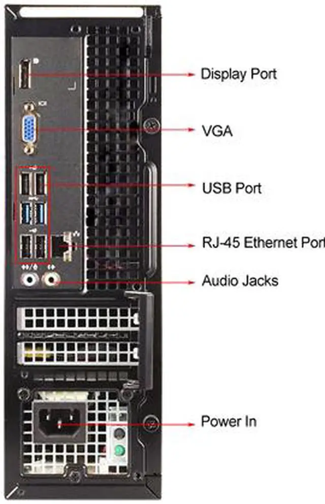Alt view image 4 of 4 - DELL Desktop Computer 3020 Intel Core i3-4130 8GB DDR3 2TB HDD Windows 7 Professional 64-bit