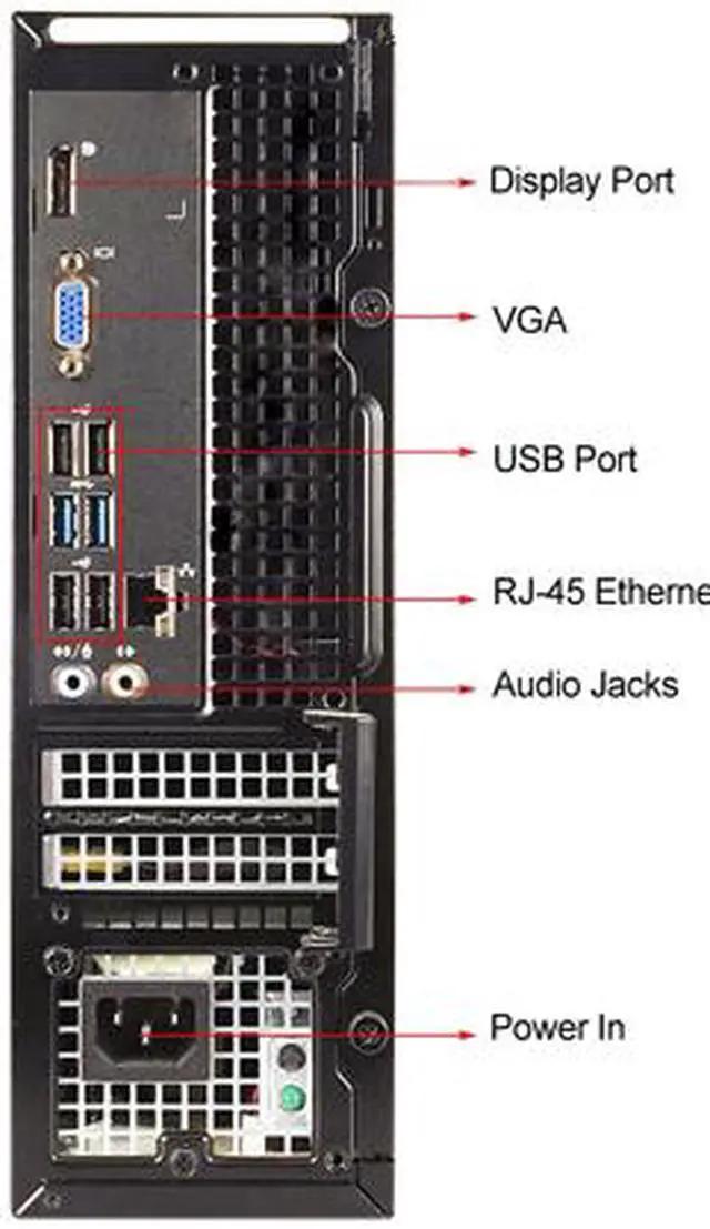 Alt view image 4 of 4 - DELL Desktop Computer OptiPlex 3020 Intel Core i5-4570 16GB DDR3 1TB HDD Intel HD Graphics 4600 Windows 10 Pro