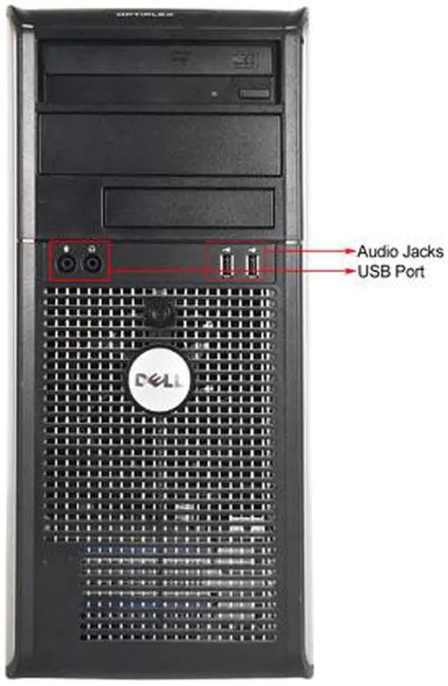 Alt view image 3 of 4 - DELL Desktop Computer OptiPlex GX380 Intel Pentium E5800 4GB DDR3 320GB HDD Intel HD Graphics Windows 10 Home Multi-Language, English / Spanish