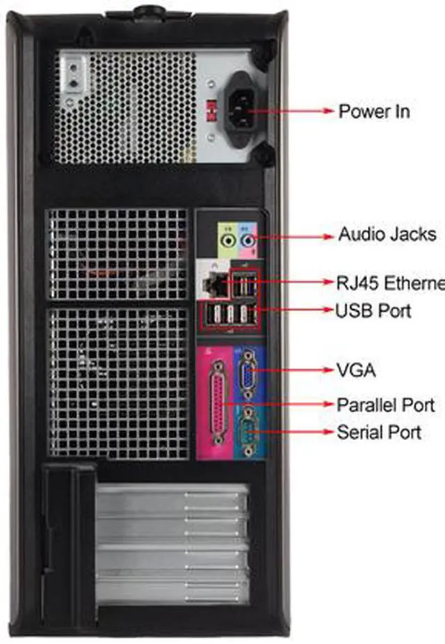 Alt view image 4 of 4 - DELL Desktop Computer OptiPlex GX380 Intel Pentium E5800 8GB DDR3 1TB HDD Intel HD Graphics Windows 10 Home