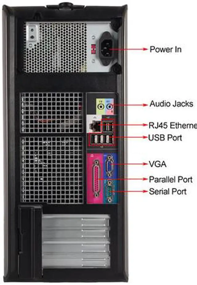 Alt view image 4 of 4 - DELL Desktop Computer OptiPlex GX380 Intel Pentium E5800 4GB DDR3 160GB HDD Intel HD Graphics Windows 10 Pro Multi-Language, English / Spanish
