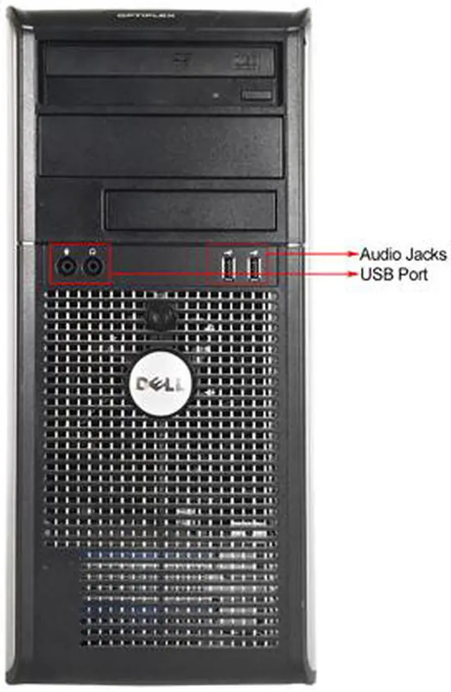 Alt view image 3 of 4 - DELL Desktop Computer OptiPlex GX380 Intel Pentium E5800 4GB DDR3 160GB HDD Intel HD Graphics Windows 10 Pro Multi-Language, English / Spanish