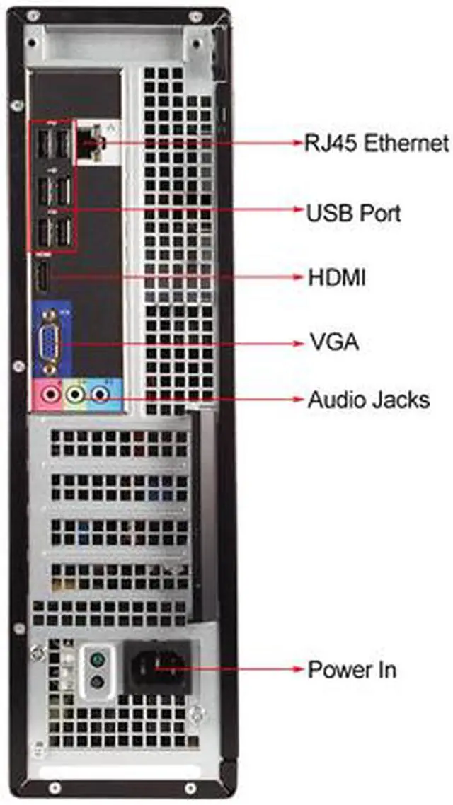 Alt view image 4 of 4 - DELL Desktop Computer OptiPlex GX390 Intel Core i5-2400 8GB DDR3 320GB HDD Intel HD Graphics 2000 Windows 10 Pro Multi-Language, English / Spanish