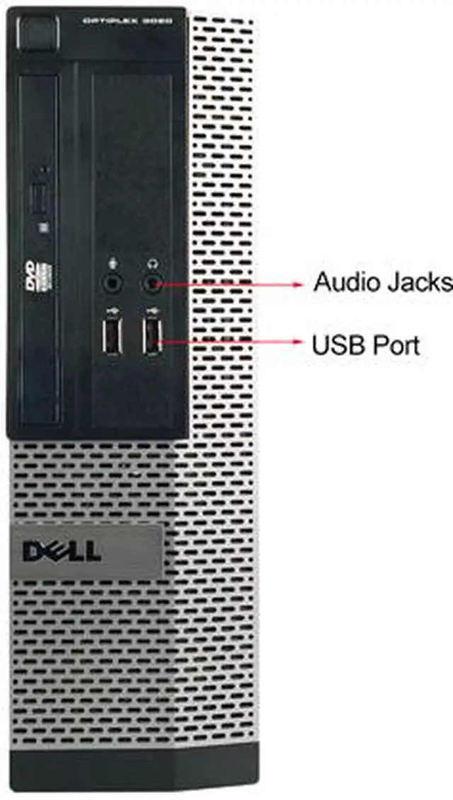 Alt view image 3 of 4 - DELL Desktop Computer OptiPlex 390 Intel Core i3-2100 8GB DDR3 250GB HDD Intel HD Graphics 2000 Windows 10 Pro