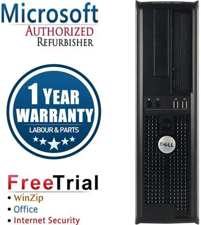 Main image of DELL Desktop Computer OptiPlex 580 AMD Athlon II X2 B26 8GB DDR3 320GB HDD ATI Radeon HD 4200 Windows 10 Pro Multi-language, English / French