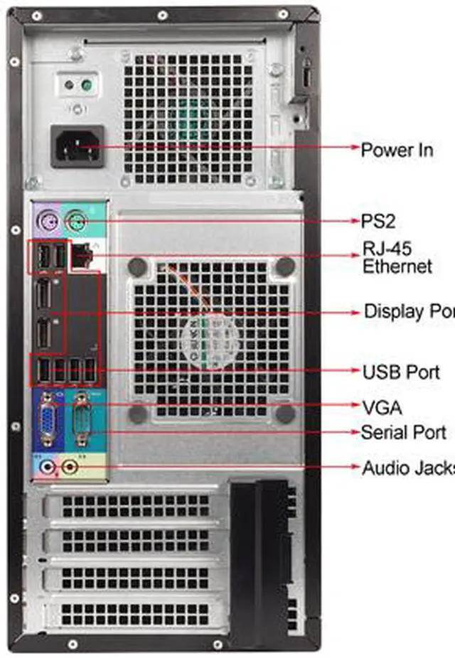 Alt view image 4 of 4 - DELL Desktop Computer OptiPlex 7010 Intel Core i5-3450 8GB DDR3 320GB HDD Intel HD Graphics 2500 Windows 10 Pro
