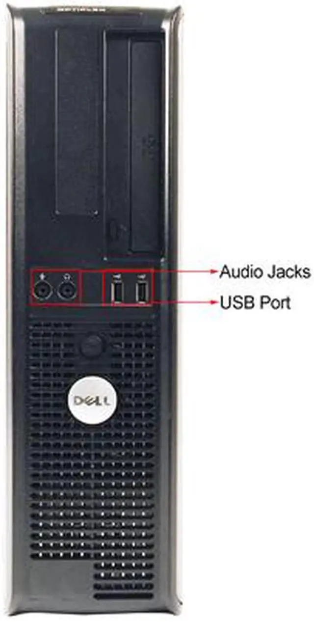 Alt view image 3 of 4 - DELL Desktop Computer OptiPlex GX745 Intel Core 2 Duo E6300 2GB DDR2 80GB HDD Intel HD Graphics Windows 10 Pro Multi-Language, English / Spanish
