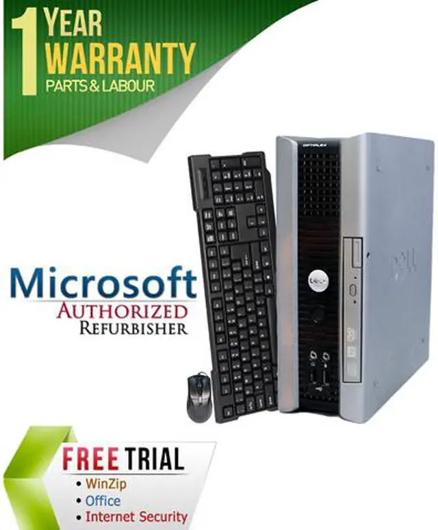 Main image of DELL Desktop Computer OptiPlex GX745 2.00GHz 2GB DDR2 80GB HDD Intel HD Graphics Windows 10 Home Multi-Language, English / Spanish