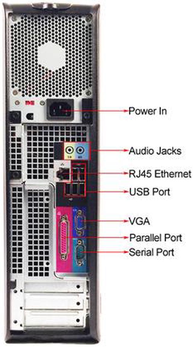 Alt view image 4 of 4 - DELL Desktop Computer OptiPlex GX755 Intel Core 2 Duo E6550 2GB DDR2 80GB HDD Intel HD Graphics Windows 10 Home