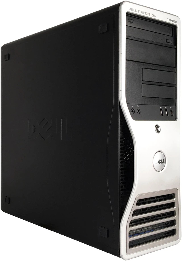 Alt view image 2 of 4 - DELL Desktop Computer Precision T3400 Intel Core 2 Quad Q6600 4GB DDR2 250GB HDD NVIDIA NVS 285 Windows 10 Pro Multi-Language, English / Spanish
