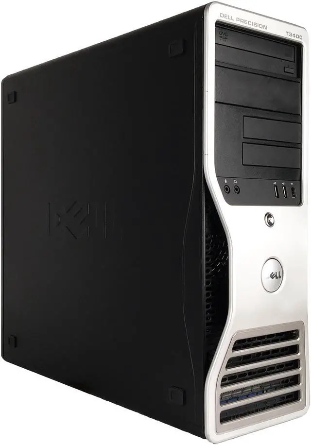 Alt view image 2 of 4 - DELL Desktop Computer Precision T3400 Intel Core 2 Quad Q6600 4GB DDR2 1TB HDD NVIDIA NVS 285 Windows 10 Pro Multi-Language, English / Spanish
