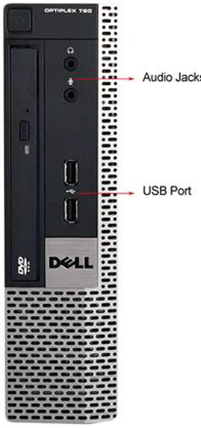 Alt view image 3 of 4 - DELL Desktop Computer OptiPlex GX780-USFF Intel Core 2 Duo E8400 4GB DDR3 160GB HDD Intel GMA 4500 Windows 10 Pro Multi-Language, English / Spanish