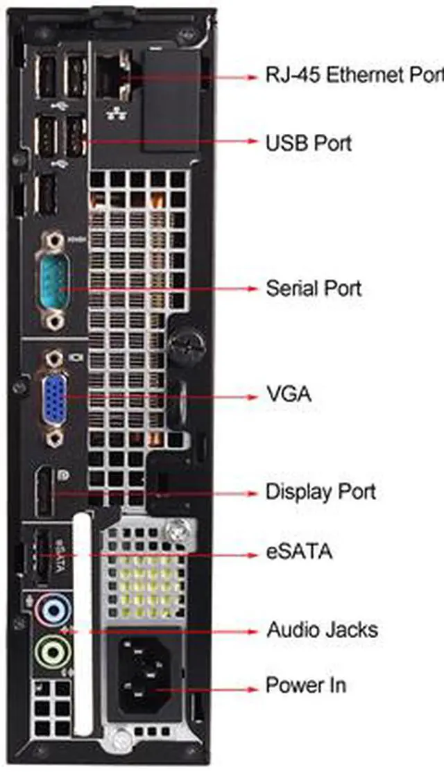 Alt view image 4 of 4 - DELL Desktop Computer OptiPlex GX780-USFF Intel Core 2 Duo E8400 4GB DDR3 160GB HDD Intel GMA 4500 Windows 10 Pro Multi-Language, English / Spanish