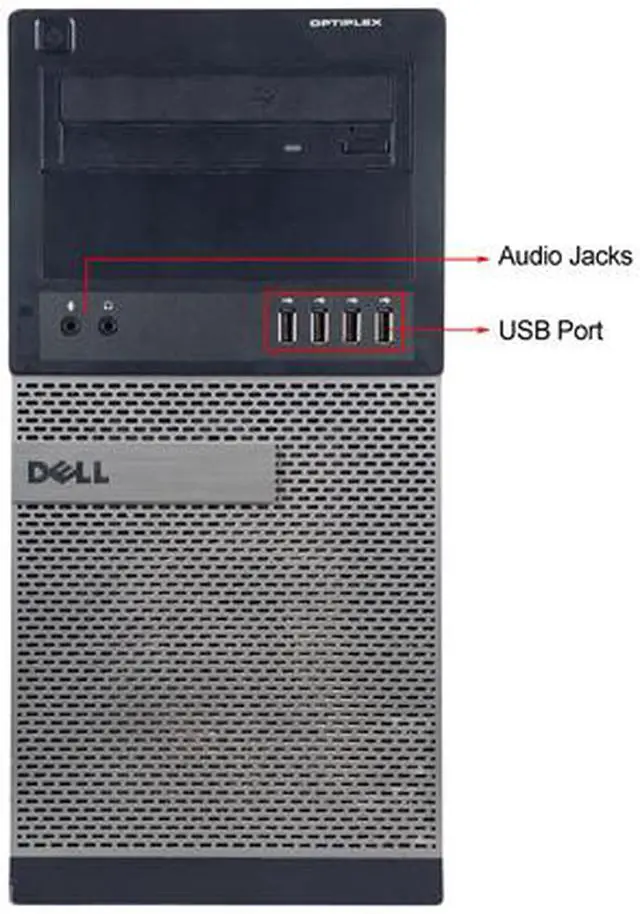 Alt view image 3 of 4 - DELL Desktop Computer OptiPlex GX990-Tower Intel Core i5-2400 8GB DDR3 320GB HDD Intel HD Graphics 2000 Windows 10 Pro Multi-Language, English / Spanish
