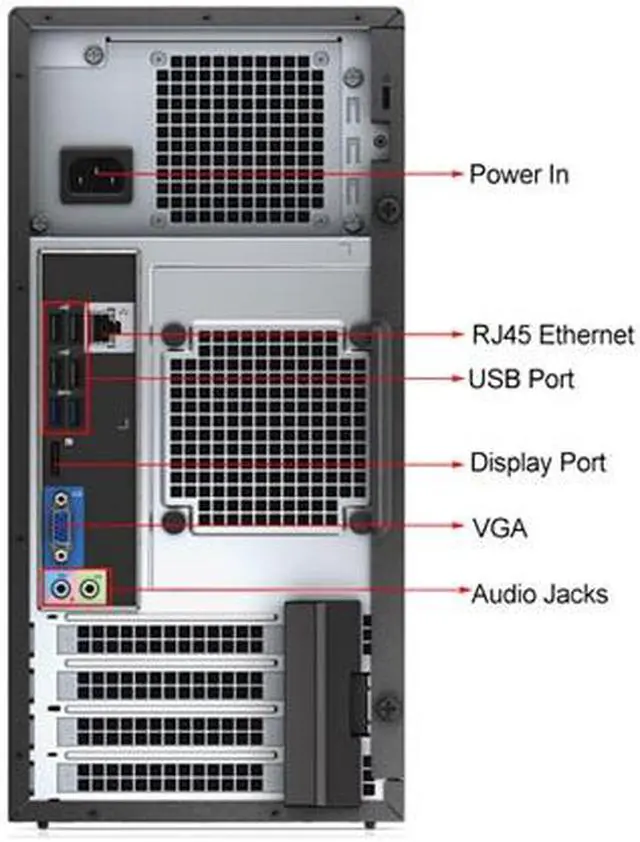 Main image of DELL Desktop Computer OptiPlex 3010 Intel Core i3-3220 8GB DDR3 500GB HDD Windows 7 Professional 64-bit