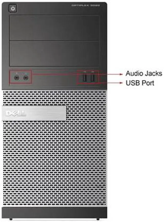 Alt view image 4 of 4 - DELL Desktop Computer OptiPlex 3010 Intel Core i3-3220 8GB DDR3 500GB HDD Windows 7 Professional 64-bit
