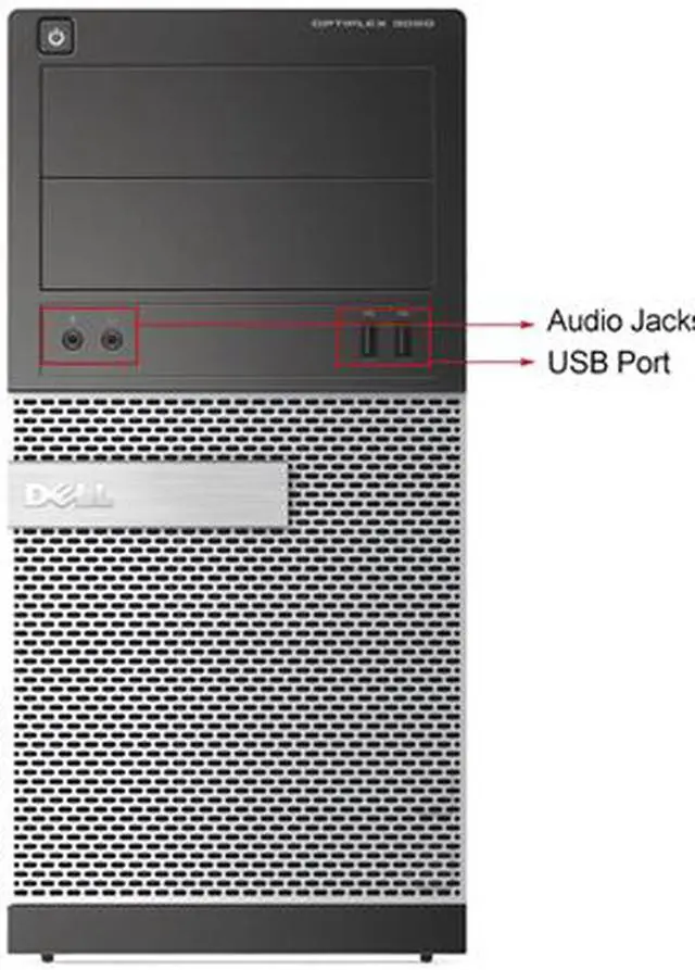 Alt view image 4 of 4 - Refurbished Dell OptiPlex 3020 Tower Intel Core I3 4130 3.4G / 8G DDR3 / 1TB / DVD / Windows 7 Professional 64 Bit / 1 Year Warranty