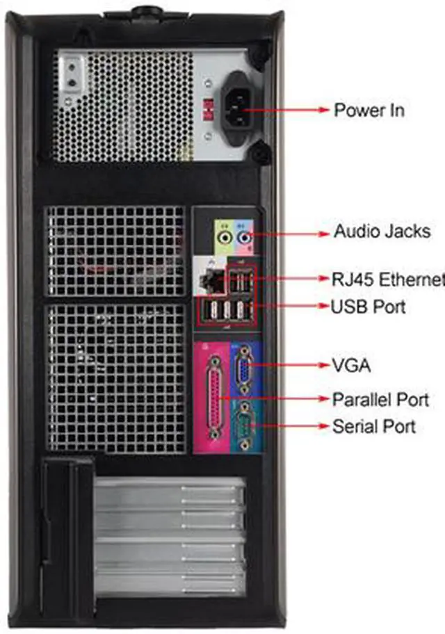Alt view image 4 of 4 - DELL Desktop Computer OptiPlex 360 Intel Core 2 Duo E7500 4GB DDR2 250GB HDD Windows 7 Professional 64-bit