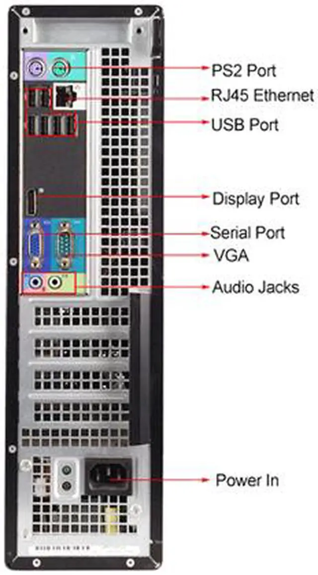 Main image of DELL Desktop Computer OptiPlex 790 Intel Core i5-2400 8GB DDR3 320GB HDD Intel HD Graphics 2000 Windows 7 Professional 64-bit