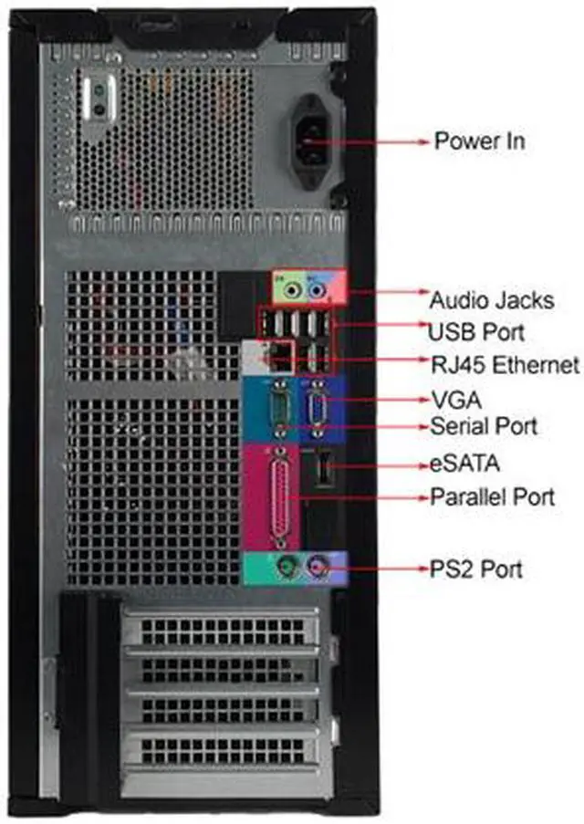 Alt view image 4 of 4 - Refurbished Dell OPTIPLEX 980 Tower Intel Core I7 860 2.8G / 8G DDR3 / 2TB / DVDRW / Windows 7 Professional 64 Bit / 1 Year Warranty