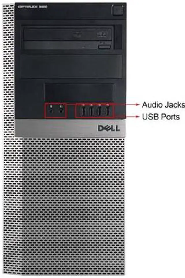 Alt view image 3 of 4 - Refurbished Dell OPTIPLEX 980 Tower Intel Core I7 860 2.8G / 8G DDR3 / 2TB / DVDRW / Windows 7 Professional 64 Bit / 1 Year Warranty