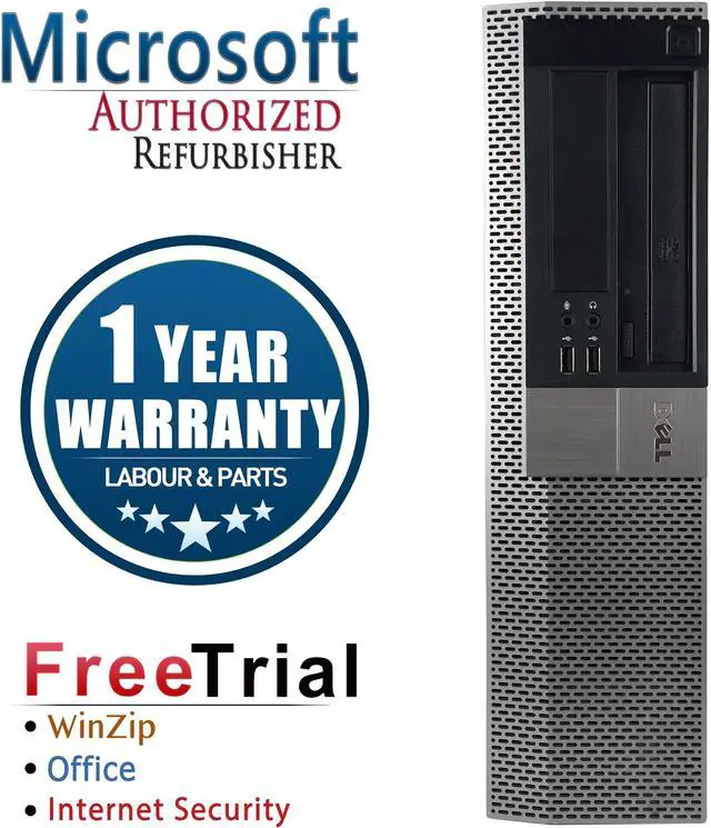 Main image of DELL Desktop Computer OptiPlex 980-SFF Intel Core i5-650 4GB DDR3 2TB HDD Intel HD Graphics Windows 7 Professional