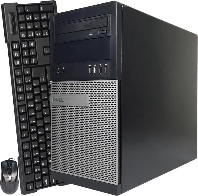Main image of DELL Desktop Computer OptiPlex 9010 Intel Core i7-3770 16GB DDR3 2TB HDD Intel HD Graphics 4000 Windows 10 Pro Multi-Language, English / Spanish