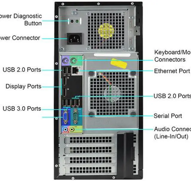 Alt view image 3 of 3 - DELL 9010 Desktop Computer Intel Core i7 3rd Gen 3770 (3.40 GHz) 16 GB 2 TB HDD Intel HD Graphics Windows 10 Pro 64-Bit A Grade