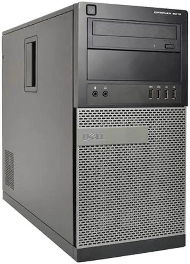 Main image of DELL 9010 Desktop Computer Intel Core i7 3rd Gen 3770 (3.40 GHz) 16 GB 2 TB HDD Intel HD Graphics Windows 10 Pro 64-Bit A Grade