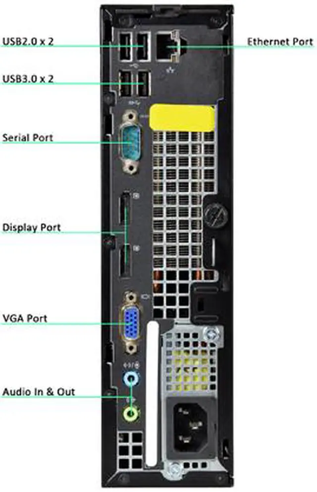 Alt view image 3 of 3 - DELL Desktop Computer 9020 Intel Core i5-4570S 8 GB 320GB HDD Intel HD Graphics 4600 Windows 10 Pro 64-Bit