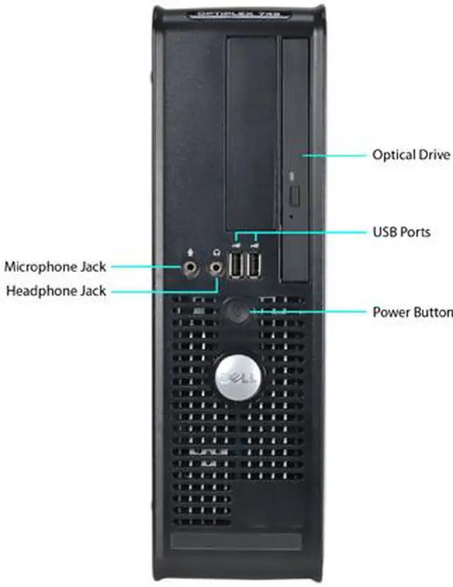 Alt view image 2 of 3 - DELL Desktop Computer 745 1.86GHz 4 GB 160GB HDD Windows 10 Home 64-Bit