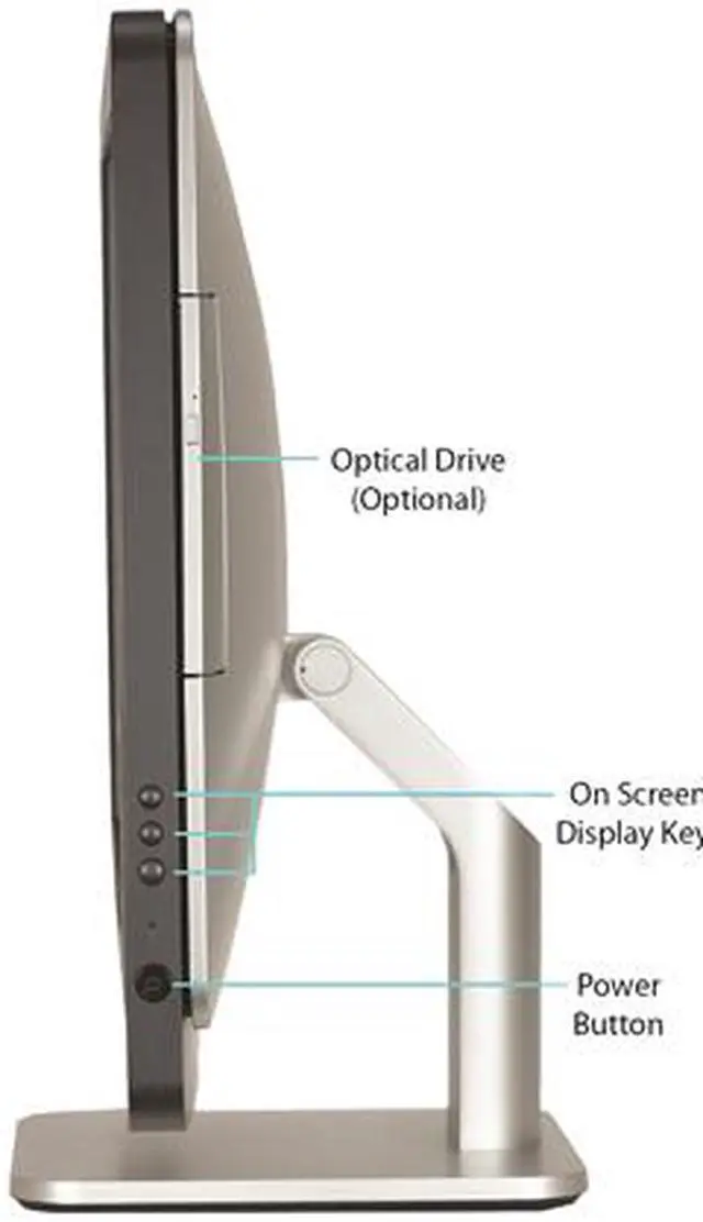 Alt view image 4 of 4 - DELL All-in-One Computer Optiplex 9010 Intel Core i5-3550S 4 GB 250GB HDD 23" Windows 10 Pro 64-Bit