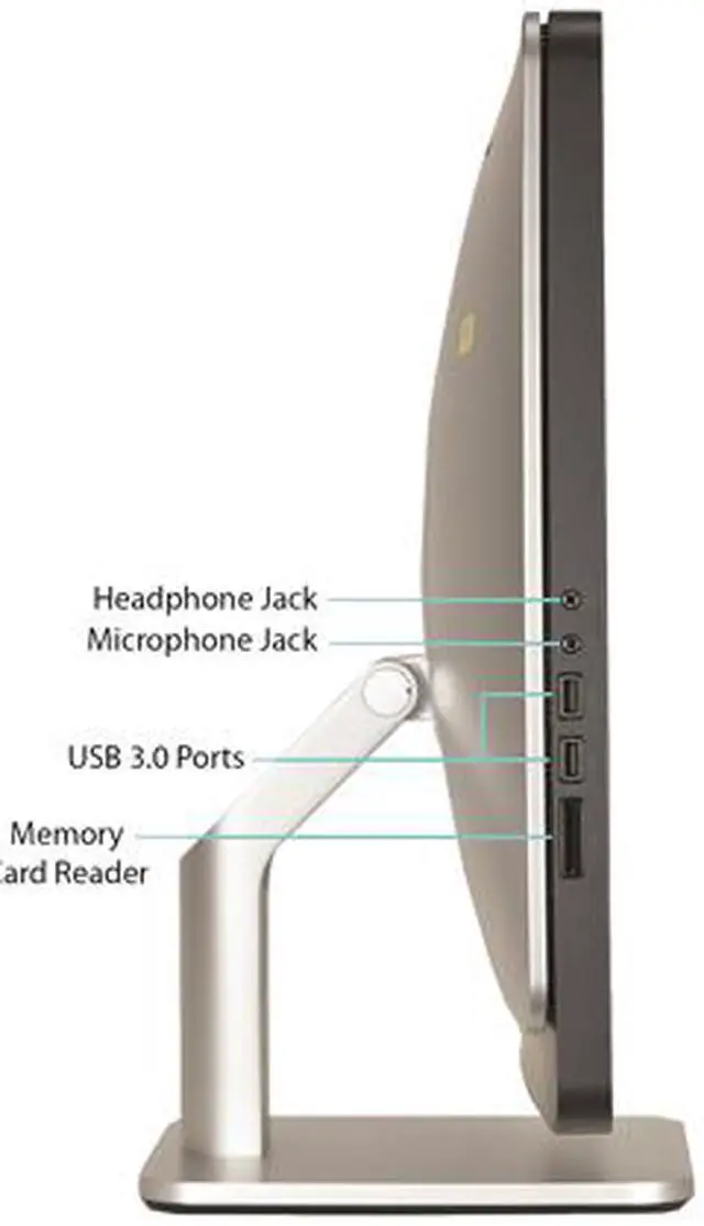 Alt view image 2 of 4 - DELL All-in-One Computer Optiplex 9010 Intel Core i5-3550S 4 GB 250GB HDD 23" Windows 10 Pro 64-Bit