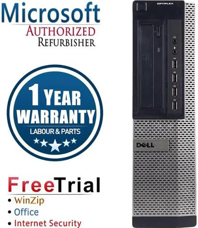 Main image of Refurbished Dell OPTIPLEX 790 Desktop Intel Core i5 2400 3.1G / 16G DDR3 / 120G SSD / DVD / Windows 10 Professional 64 Bit / 1 Year Warranty