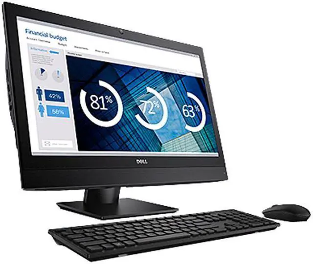 Main image of DELL All-in-One Computer OptiPlex 7440 Intel Core i7-6700 8 GB 500GB HDD 8GB SSD 23.8" Windows 10 Pro 64-Bit