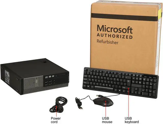 Alt view image 10 of 9 - DELL 7020-SFF Desktop Computer Intel Core i7 4th Gen 4770 (3.40 GHz) 16 GB 500 GB HDD Intel HD Graphics Windows 10 Pro 64-Bit A Grade