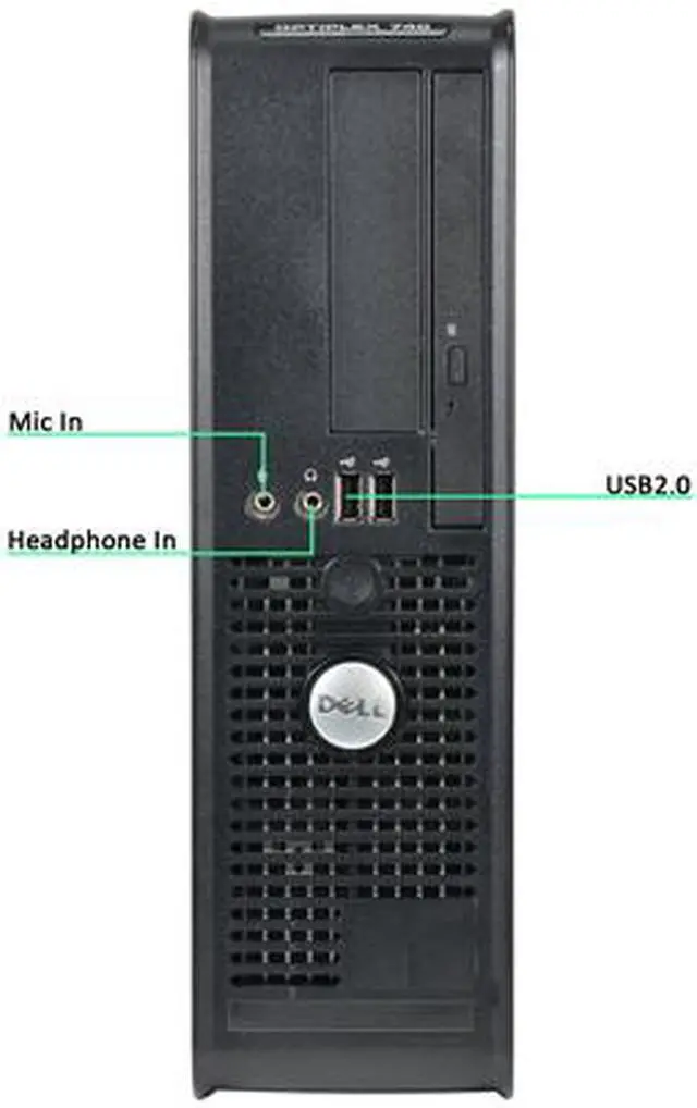 Alt view image 2 of 3 - DELL Desktop PC OptiPlex 740 2.00GHz 4 GB 250GB HDD Windows 10 Home 64-Bit