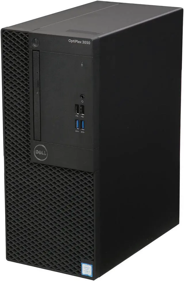 Alt view image 3 of 9 - DELL Desktop Computer OptiPlex 3050 Intel Core i3-7100 4GB DDR4 500GB HDD Intel HD Graphics 630 Windows 10 Pro 64-Bit