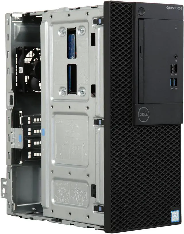 Alt view image 7 of 9 - DELL Desktop Computer OptiPlex 3050 Intel Core i3-7100 4GB DDR4 500GB HDD Intel HD Graphics 630 Windows 10 Pro 64-Bit