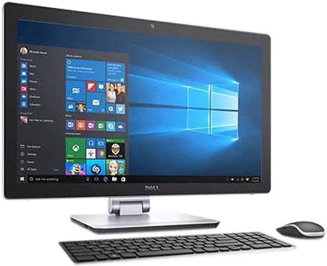 Main image of DELL All-in-One Computer Inspiron 24-7459 Intel Core i7-6820HQ 16 GB 1TB HDD 32GB SSD 23.8" Touchscreen Windows 10 Home 64-Bit