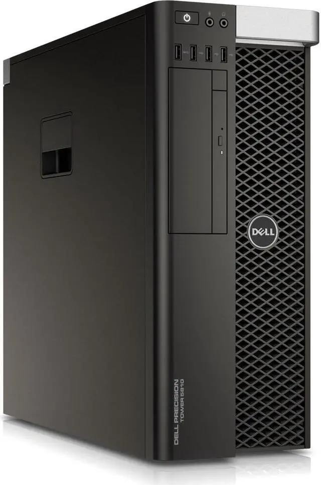Main image of Dell Precision T5810 Intel Xeon E5-1603 v3 X4 2.8GHz 8GB 1TB Win10, Black (Certified Refurbished)