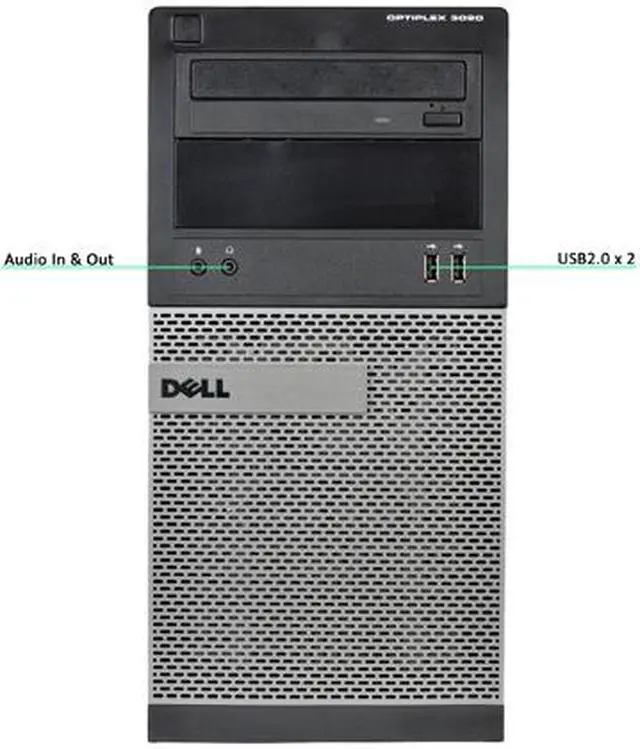 Alt view image 2 of 3 - DELL 3020-T Desktop Computer Intel Core i5 4th Gen 4570 (3.20 GHz) 8 GB 500 GB HDD DVDRW Windows 10 Pro 64-Bit A Grade