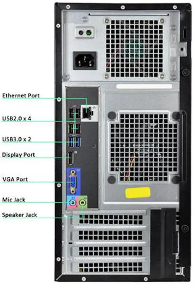 Alt view image 3 of 3 - DELL 3020-T Desktop Computer Intel Core i5 4th Gen 4570 (3.20 GHz) 8 GB 500 GB HDD DVDRW Windows 10 Pro 64-Bit A Grade