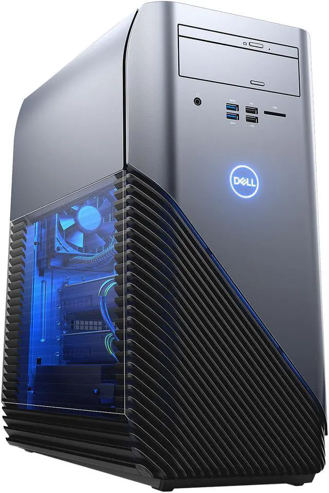 Alt view image 5 of 12 - DELL Desktop Computer Inspiron 5675 i5675-A128BLU-PUS AMD Ryzen 7 1700X 8GB DDR4 1TB HDD AMD Radeon RX 570 Windows 10 Home 64-Bit
