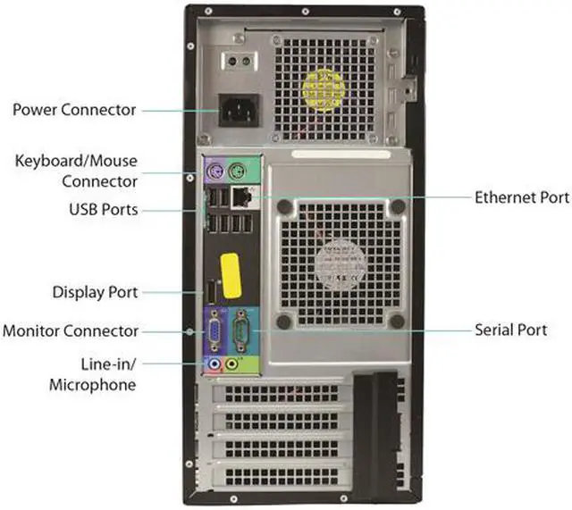 Alt view image 3 of 3 - DELL Desktop Computer 990-T Intel Core i7-2600 8GB DDR3 500GB HDD Windows 10 Pro