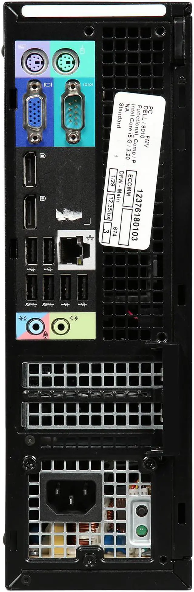 Alt view image 8 of 9 - DELL Desktop Computer 9010 3.2GHz 4 GB 250GB HDD Windows 10 Pro 64-bit