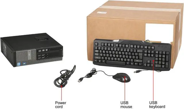 Alt view image 9 of 9 - DELL Desktop Computer 9010 3.2GHz 4 GB 250GB HDD Windows 10 Pro 64-bit