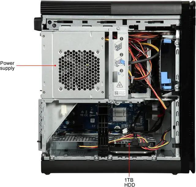 Alt view image 6 of 9 - DELL Desktop Computer XPS 8920 XPS8920-7838BLK Intel Core i7-7700 16GB DDR4 1TB HDD Intel HD Graphics 630 Windows 10 Home 64-Bit