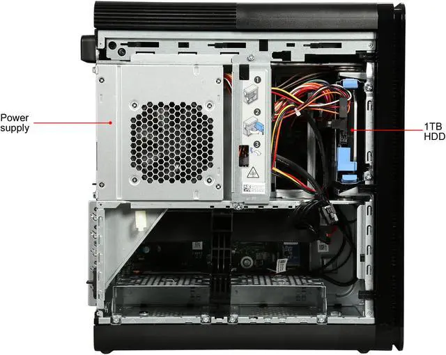 Alt view image 6 of 9 - DELL Desktop Computer XPS 8930 XPS8930-7071BLK Intel Core i7+ 8th Gen 8700 (3.20 GHz) 8 GB DDR4 1 TB HDD 16 GB Optane Memory NVIDIA GeForce GTX 1060 6 GB Windows 10 Home 64-Bit